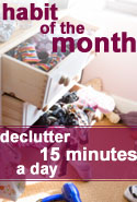 Decluttering for 15 Minutes a Day